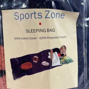 Kids Sports Zone Sleeping Bag
